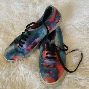 Galaxy print Vans